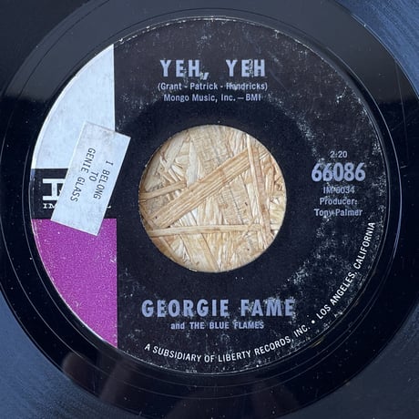 GEORGIE FAME AND THE BLUE FLAMES / Yeh, Yeh