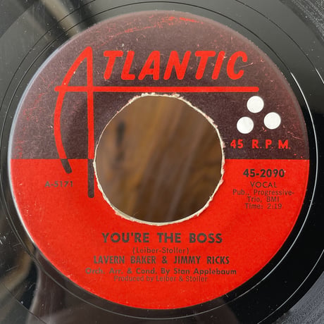 LAVERN BAKER & JIMMY RICKS / You're The Boss