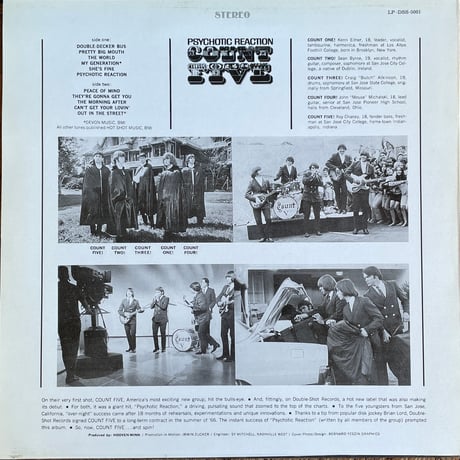 COUNT FIVE / Psychotic Reaction