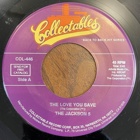 THE JACKSON 5 / The Love You Save / I'll Be There