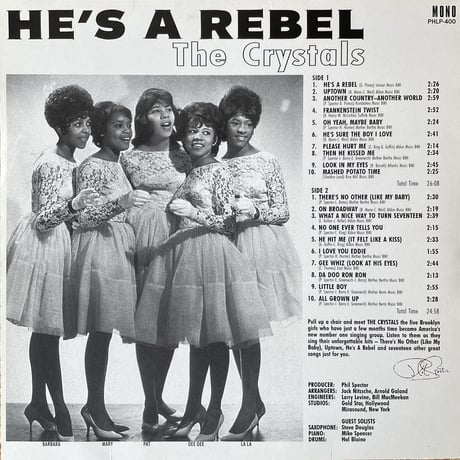 THE CRYSTALS / He's A Rebel