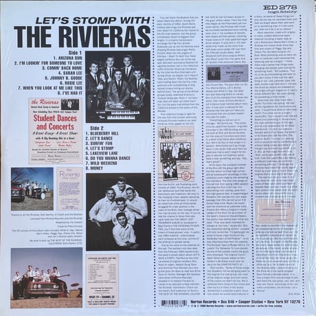 THE RIVIERAS /  Let's Stomp With