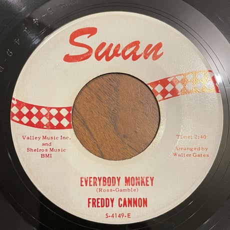 FREDDY CANNON / Everybody Monkey