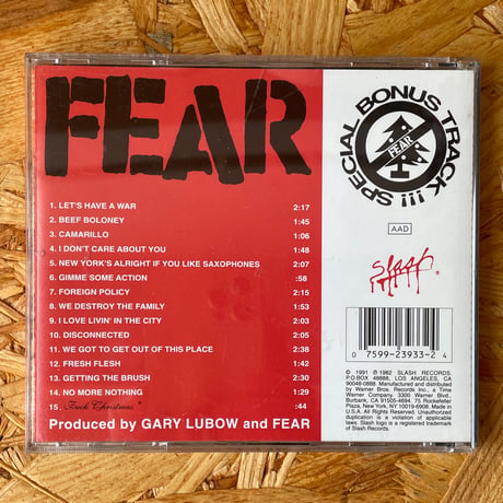 FEAR / The Record