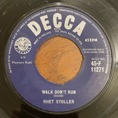 RHET STOLLER / Walk Don't Run