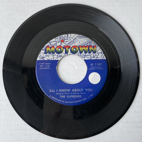 THE SUPREMES / All I Know About You