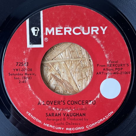 SARAH VAUGHAN / A Lover's Concerto