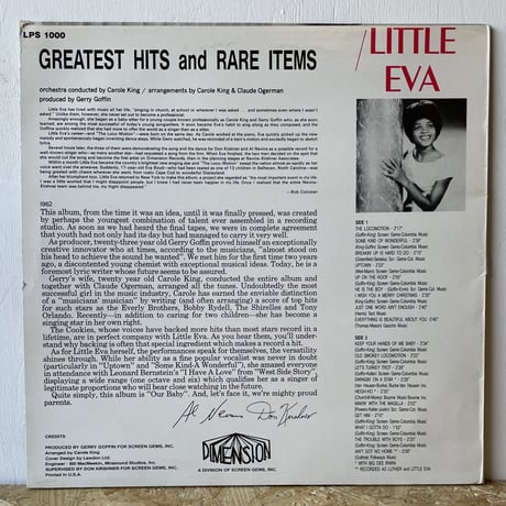LITTLE EVA / Greatest Hits And Rare Items