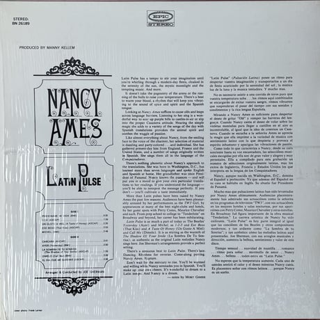 NANCY AMES / Latin Pulse