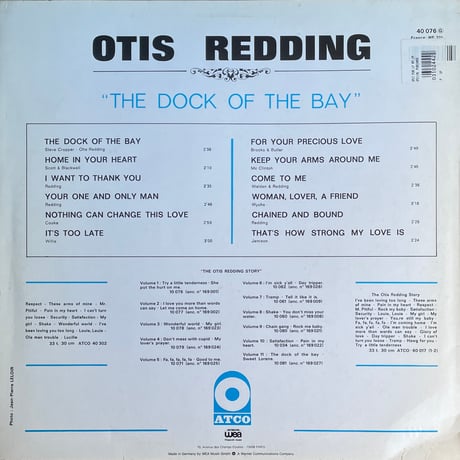 OTIS REDDING / The Dock Of The Bay