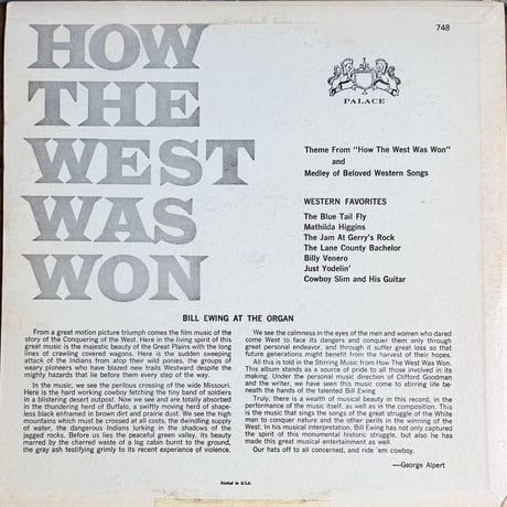 BILL EWING, COWBOY SLIM / How The West Was Won