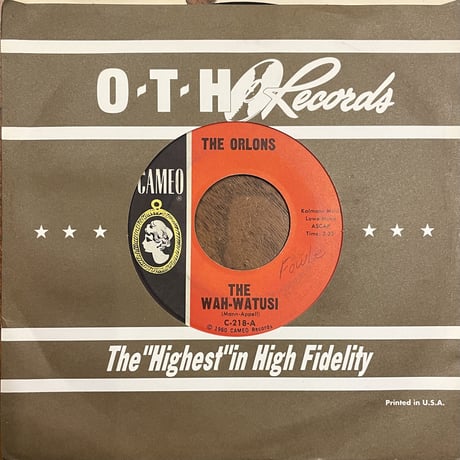 THE ORLONS / The Wah-Watusi
