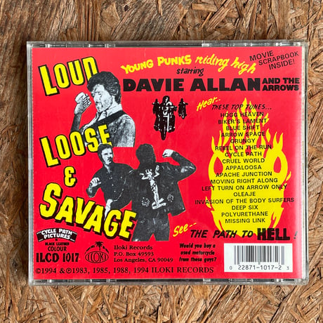 DAVIE ALLAN &THE ARROWS / Loud, Loose And Savage