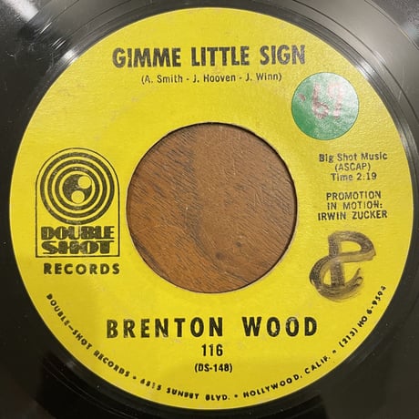BRENTON WOOD / Gimme Little Sighn