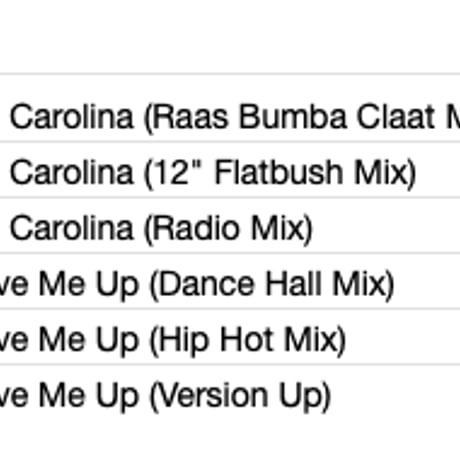 SHAGGY / Oh Carolina