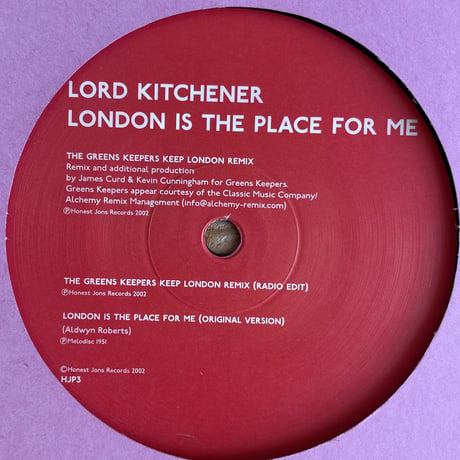 LORD KITCHENER / London Is The Place For Me