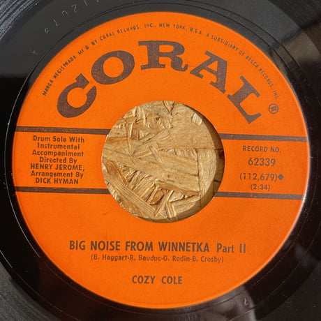 COZY COLE / Big Noise From Winnetka (Part I)