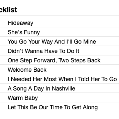 JOHN SEBASTIAN / Welcome Back