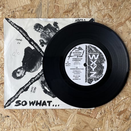 ANTI-NOWHERE LEAGUE / Streets Of London