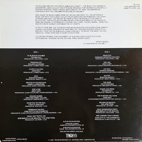 V.A. / 20 Reggae Classics Volume 2