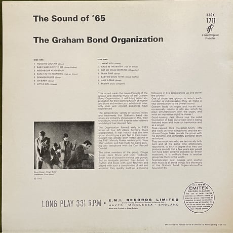 THE GRAHAM BOND ORGANIZATION / The Sound Of 65