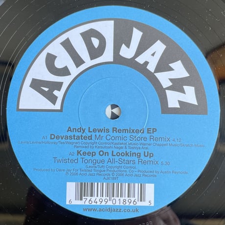 ANDY LEWIS / Andy Lewis Remixed EP