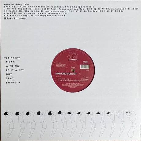MIKE DIXON / Mike King Cole EP