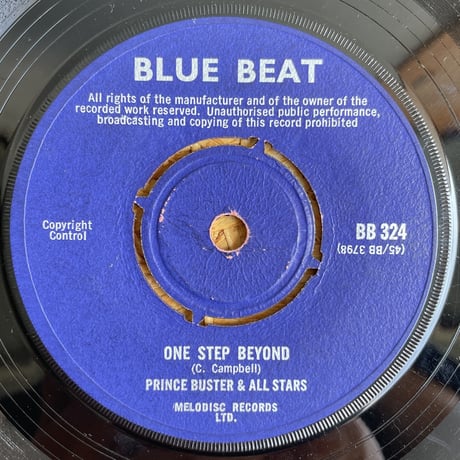 PRINCE BUSTER AND ALL STARS / Al Capone / One Step Beyond