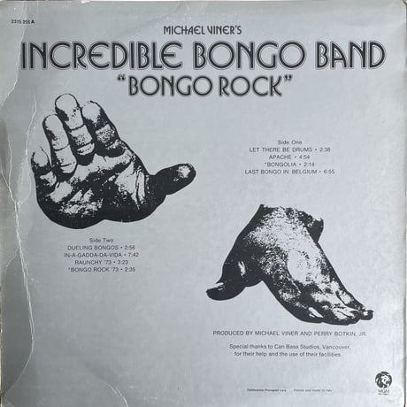 MICHAEL VINER'S INCREDIBLE BONGO BAND / Bongo Rock