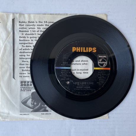BOBBY HEBB / Love, Love, Love