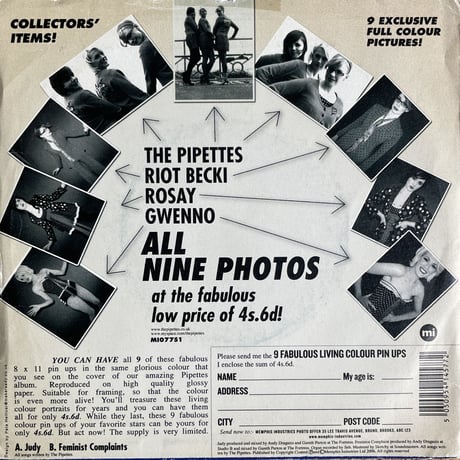 THE PIPETTES / Judy