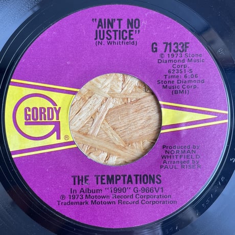 THE TEMPTATIONS / Let Your Hair Down