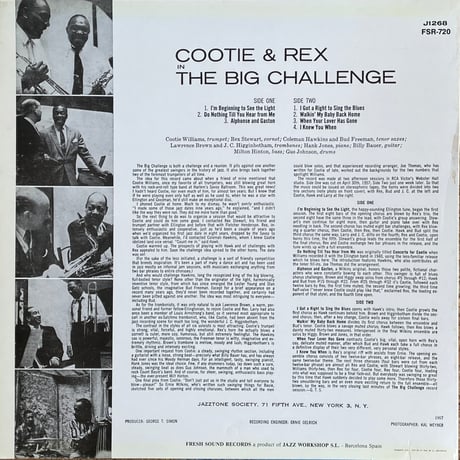 COOTIE & REX / Cootie & Rex In The Big Challenge