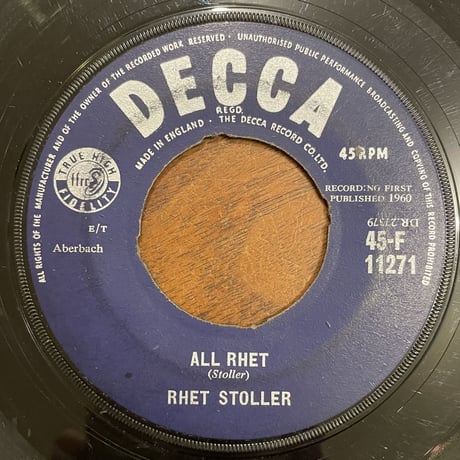 RHET STOLLER / Walk Don't Run