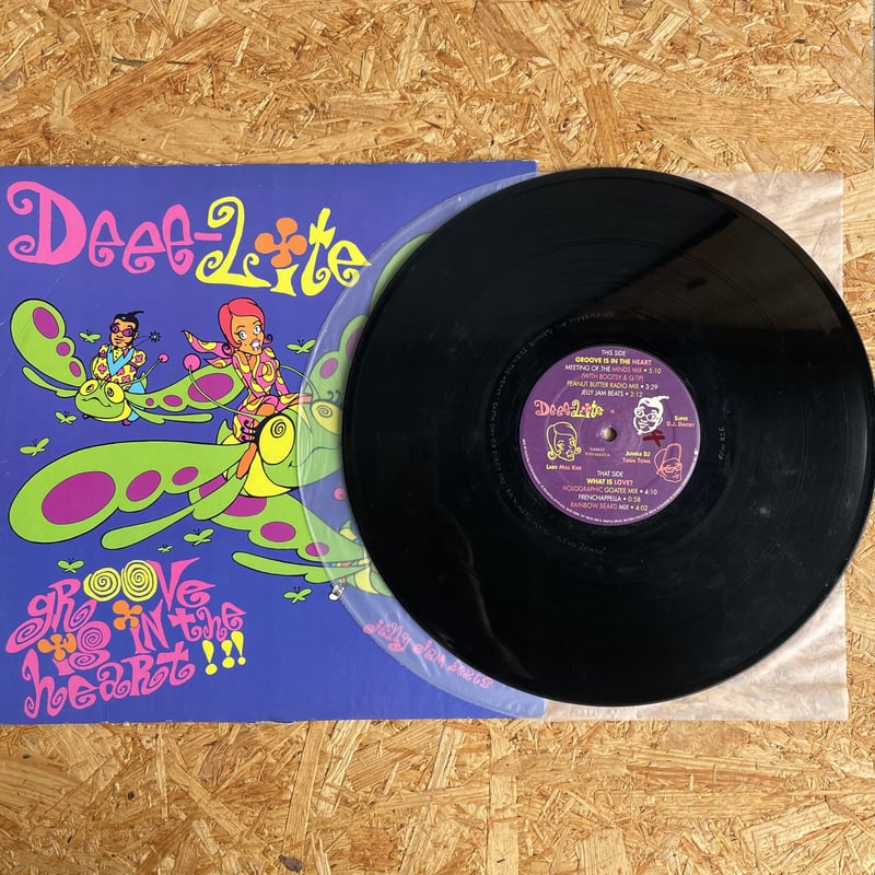 DEEE-LITE “Groove Is In The Heart” 12 中古 DEEE -LITE / Groove Is In The Heart / What Is L