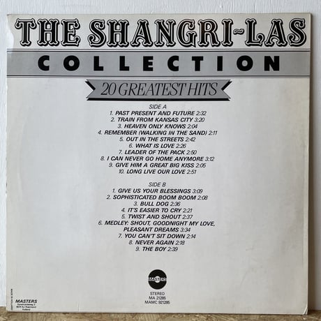 THE SHANGRI-LAS / The Shangri-Las Collection (20 Greatest Hits)