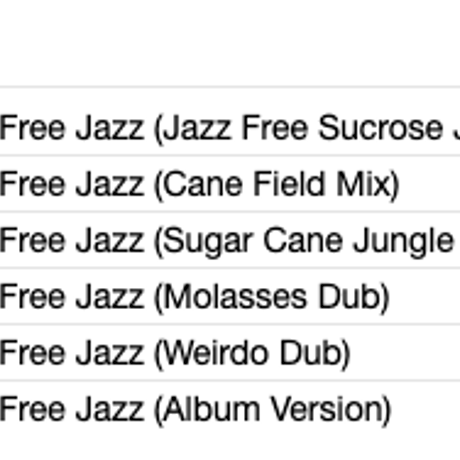 SOUL COUGHING / Sugar Free Jazz