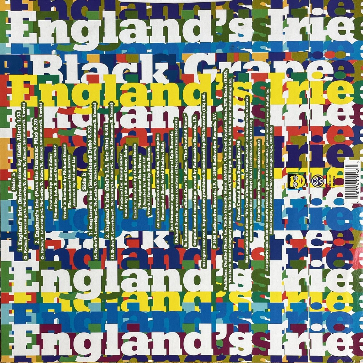 洋楽 Black Grape/England's Irie England's Irie - song and lyrics by Black Grape, Joe