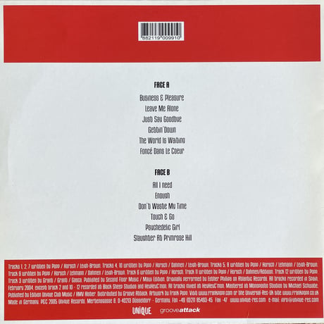 FRANK POPP ENSEMBLE / Touch And Go