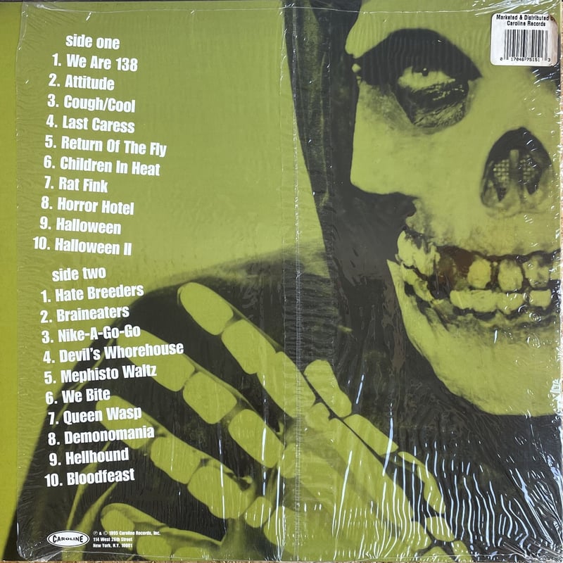 激レア Misfits / Collection II カラー盤 レコード LP MISFITS / Collection II | Oscillators Merchandi