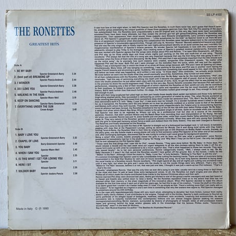 THE RONETTES / Greatest Hits