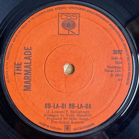 THE MARMALADE / Ob-La-Di Ob-La-Da