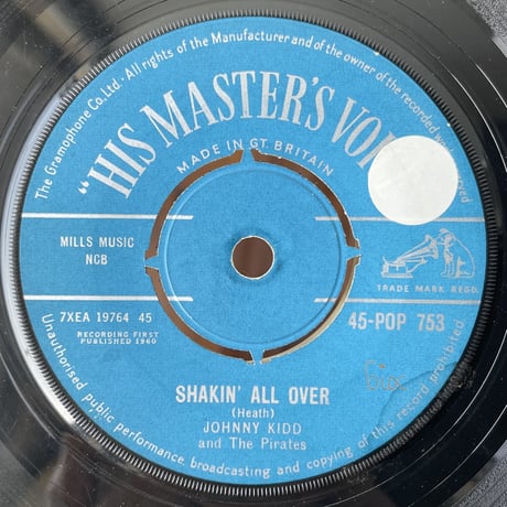 JOHNNY KIDD AND THE PIRATES / Shakin' All Over