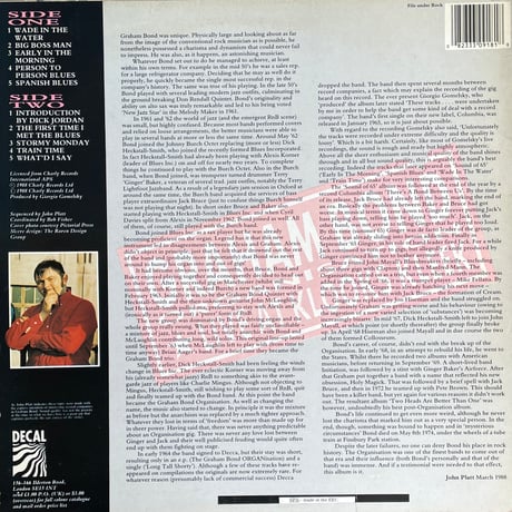 GRAHAM BOND ORGANISATION / Live At Klooks Kleek