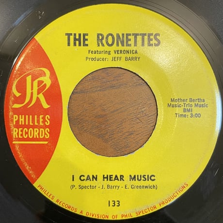 THE RONETTES / I Can Hear Music