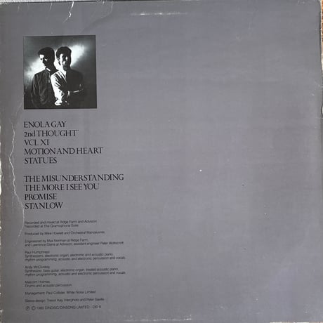 ORCHESTRAL MANOEUVRES IN THE DARK /Organisation