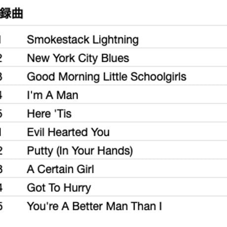 YARDBIRDS / Favorites