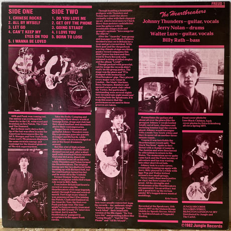 JOHNNY THUNDERS & THE HEARTBREAKERS / D.T.K. (Live At The Speakeasy)