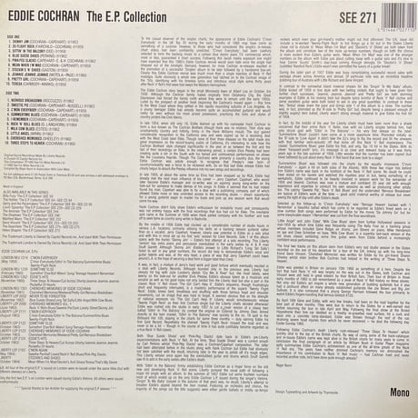EDDIE COCHRAN / The EP Collection
