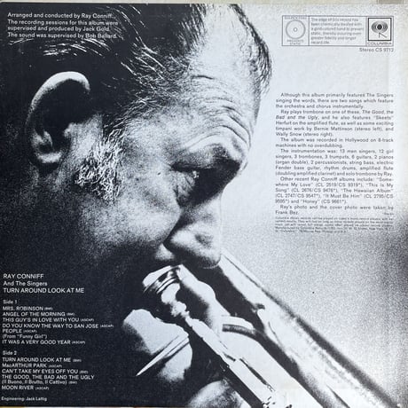 RAY CONNIFF and THE SINGERS / Turn Around Look At Me